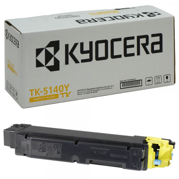 Original Kyocera 1T02NRANL0 / TK-5140Y Toner yellow 5.000 Seiten