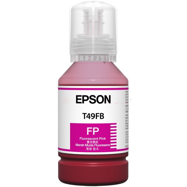 Original Epson C13T49F800 / T49F8 Tintenpatrone rosa fluoreszierend dye 140 ml