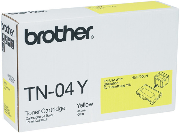 Original Brother TN-04Y Toner yellow 6.600 Seiten
