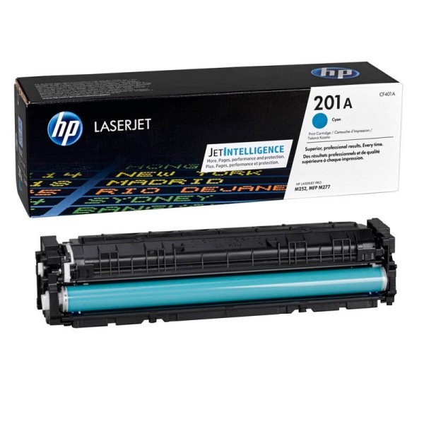 Original HP CF401A / 201A Toner cyan 1.400 Seiten