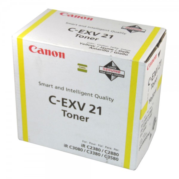 Original Canon 0455B002 / C-EXV21Y Toner yellow 14.000 Seiten