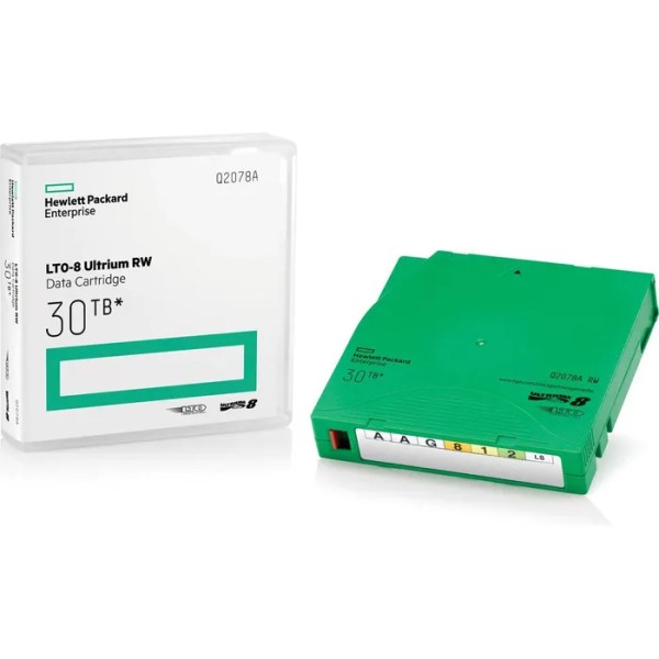 Original HP Q2078A , LTO8 / LTO Ultrium 8 , 12TB / 30TB Datenträger