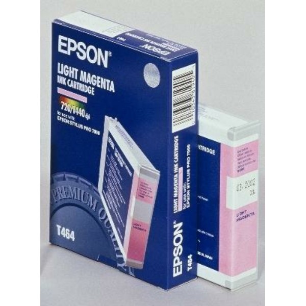 Original Epson C13T464011 / T464 Tintenpatrone magenta hell 110 ml