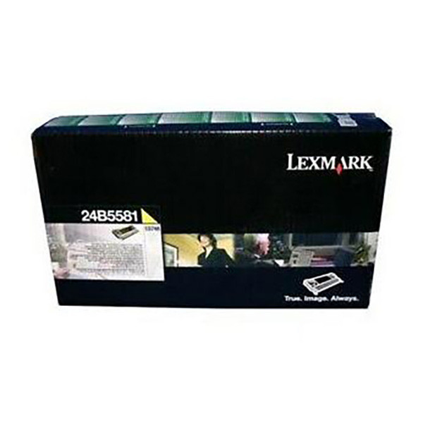 Original Lexmark 24B5581 Toner yellow 10.000 Seiten