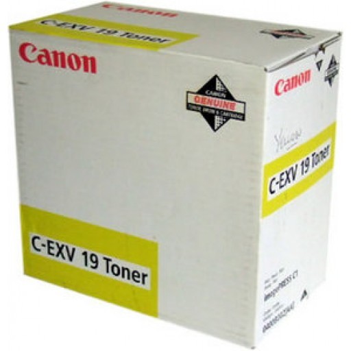 Original Canon 0400B002 / C-EXV19Y Toner yellow 16.000 Seiten