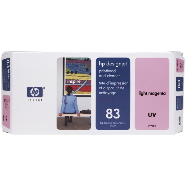 Original HP C4965A / 83 Druckkopf magenta hell UV+Reinigungseinheit 13 ml