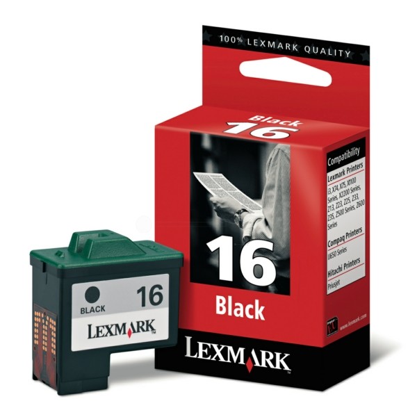 Original Lexmark 10N0016 / 16 Tinte black 335 Seiten