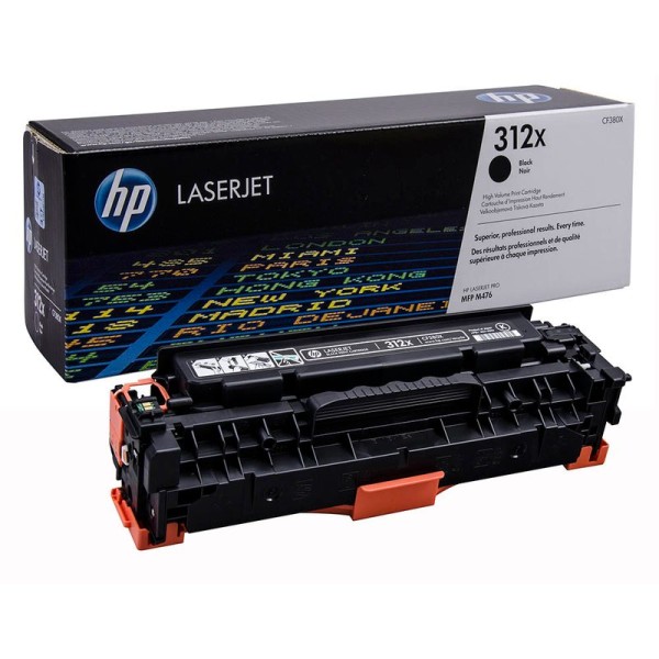 Original HP CF380X / 312X Toner black 4.400 Seiten