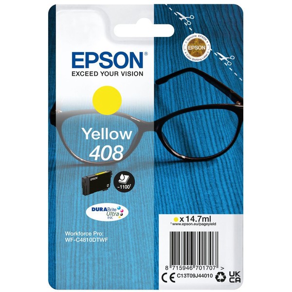 Original Epson C13T09J44010 / 408 Tinte yellow 14,7 ml 1.100 Seiten