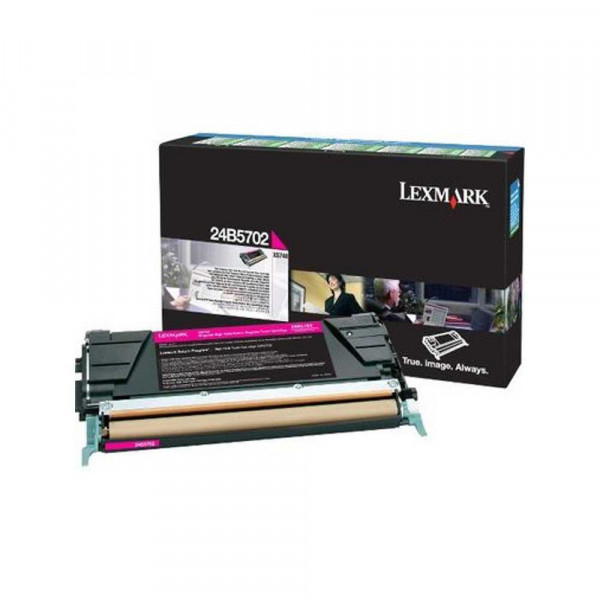 Original Lexmark 24B5702 Toner magenta 10.000 Seiten