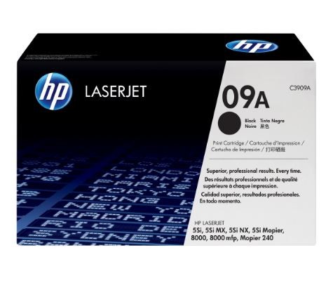 Original HP C3909A / 09A Toner black 15.000 Seiten