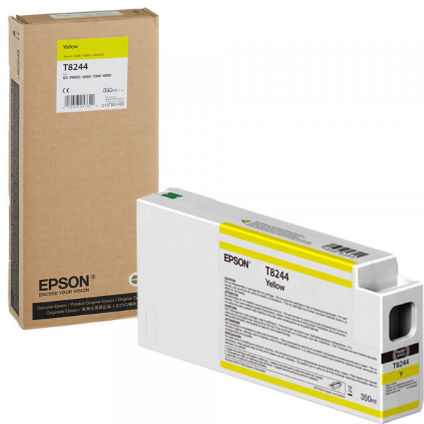 Original Epson C13T824400 / T8244 Tinte yellow 350 ml