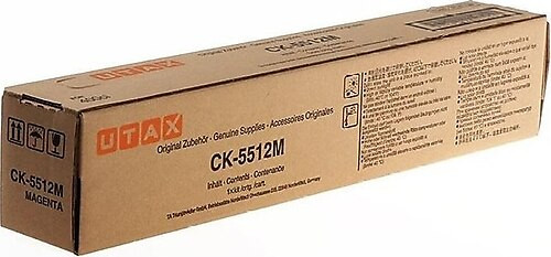 Original Utax 1T02R6BUT0 / CK-5512M Toner magenta 15.000 Seiten