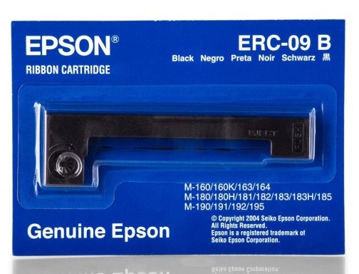 Original Epson C43S015354 / ERC-09-B Nylonband schwarz