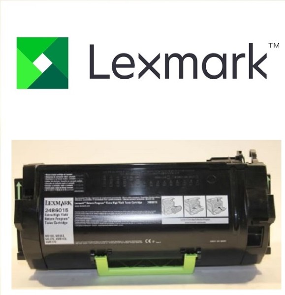 Original Lexmark 24B6015 Toner black 35.000 Seiten in neutralem Karton