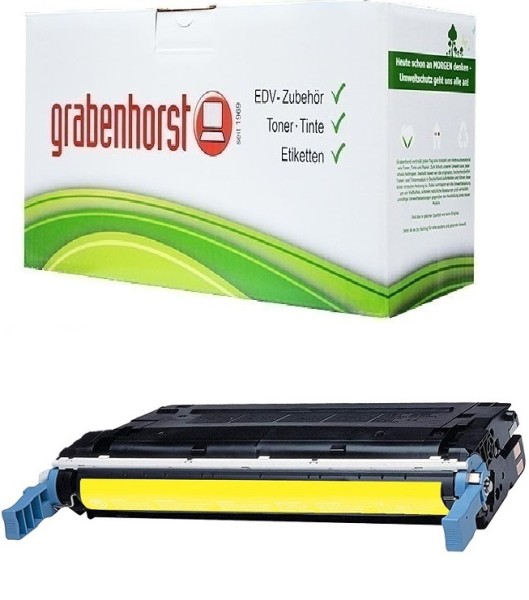 Alternativ HP C9732A / 645A Toner yellow 12.000 Seiten