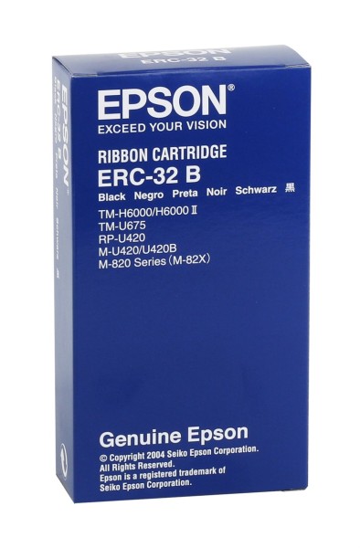 Original Epson C43S015371 / ERC-32-B Nylonband schwarz