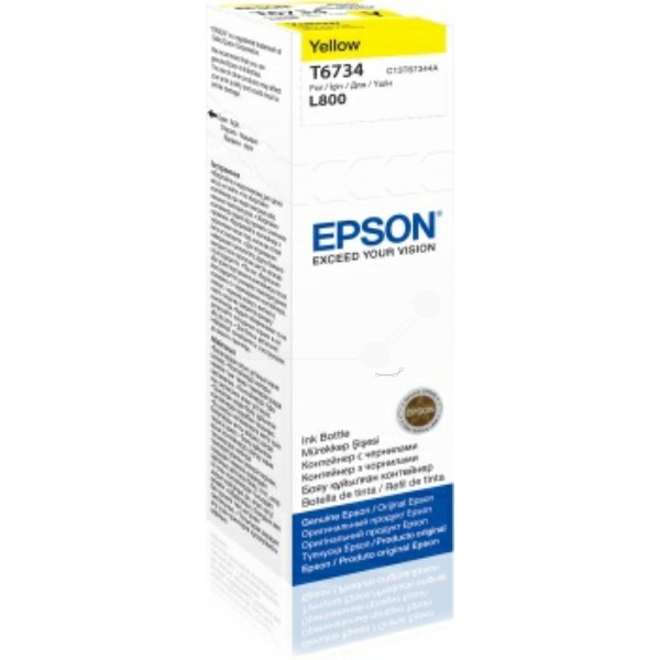 Original Epson C13T67344A / T6734 Tintenpatrone gelb 70 ml