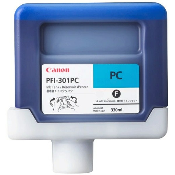 Original Canon 1490B001 / PFI-301 PC Tintenpatrone cyan hell 330 ml