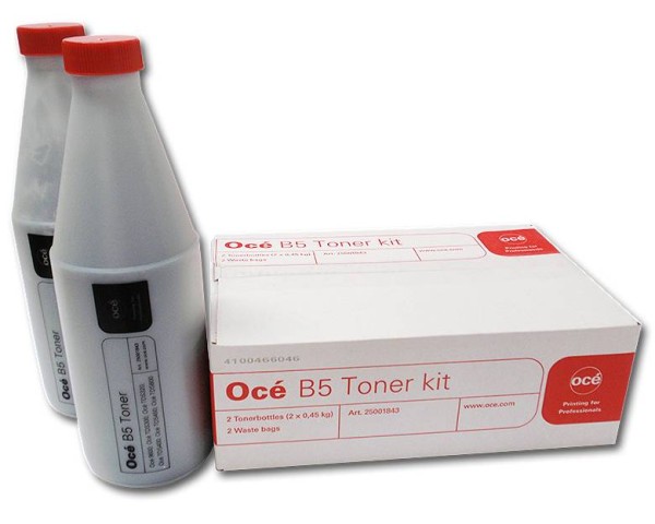 Original OCE 25001843 / B5 Toner black +Resttonerbehälter