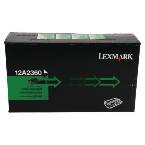 Original Lexmark 12A2360 Toner black remanufactured 6.000 Seiten