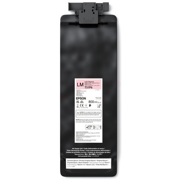 NEUOriginal Epson C13T51P600 / T51P6 Tinte magenta light 800 ml