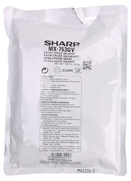 Original Sharp MX-753GV Entwickler 300.000 Seiten