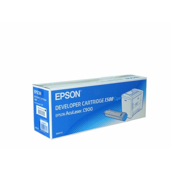 Original Epson C13S050157 / S050157 Toner cyan 1.500 Seiten