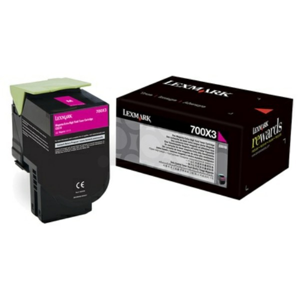 Original Lexmark 70C0X30 / 700X3 Toner-Kit magenta 4.000 Seiten