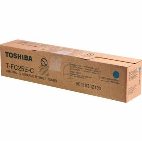 Original Toshiba 6AJ00000072 / T-FC25EC Toner cyan 26.800 Seiten