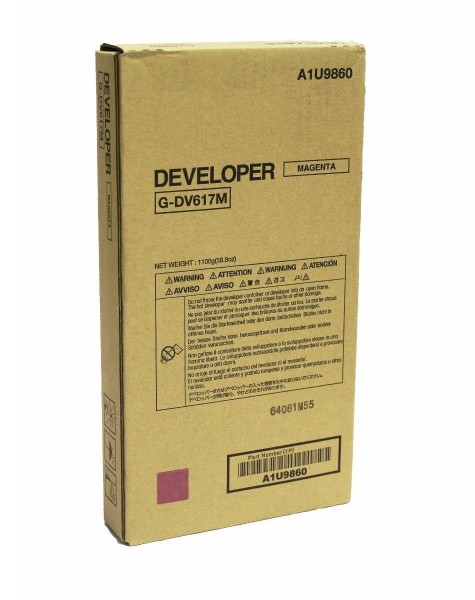 Original Konica Minolta A1U9860 / G-DV617M Entwickler magenta 300.000 Seiten