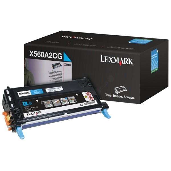 Original Lexmark X560A2CG Tonerkartusche cyan 4.000 Seiten