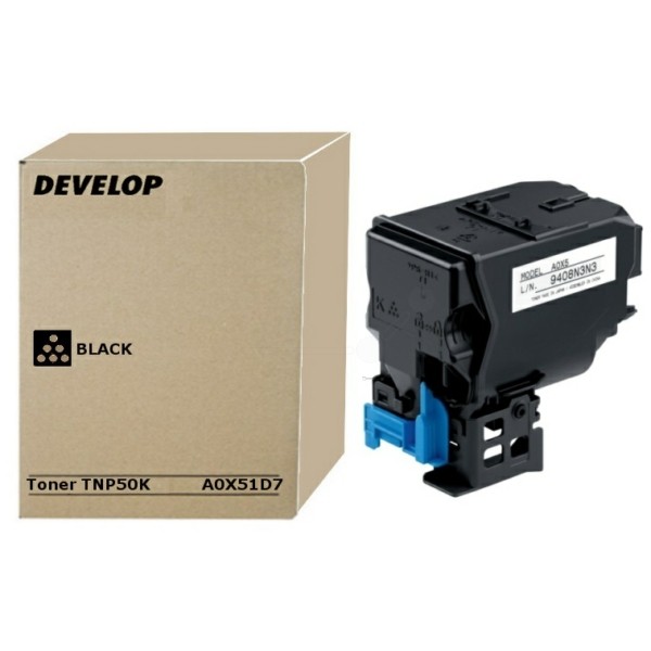 Original Develop A0X51D7 / TNP-50 K Toner-Kit schwarz 5.000 Seiten