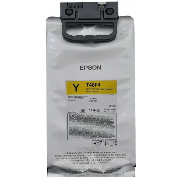 Original Epson C13T48F400 Tinte yellow 1500 ml