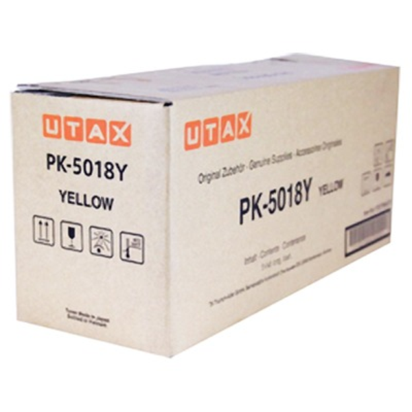 Original Utax 1T02TWAUT0 / PK-5018Y Toner yellow 11.000 Seiten