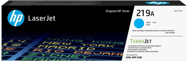 NEUOriginal HP W2191A / 219A Toner cyan 1.200 Seiten