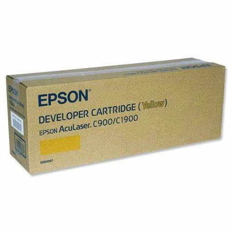 Original Epson C13S050097 / S050097 Toner yellow 4.500 Seiten